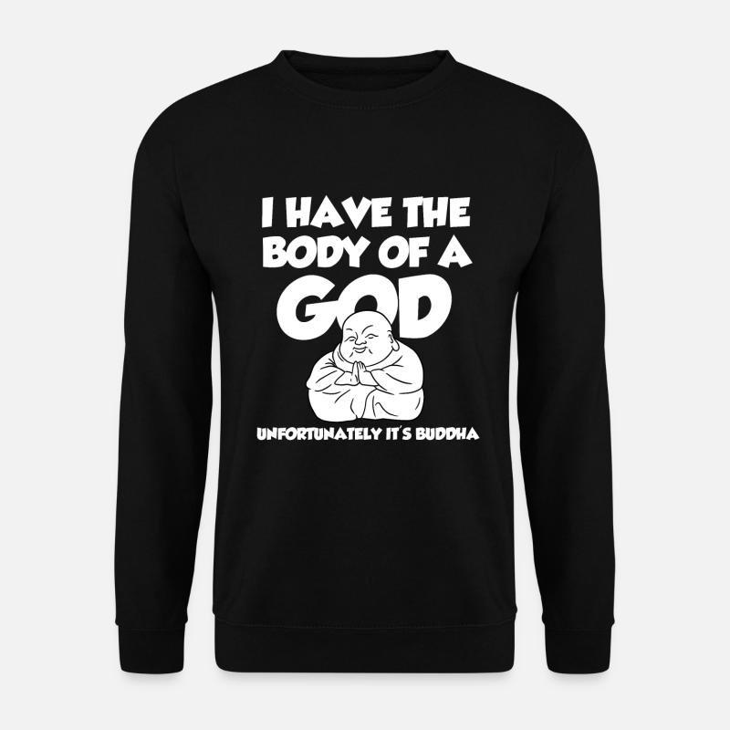 Buddha - Unisex Pullover - Schwarz