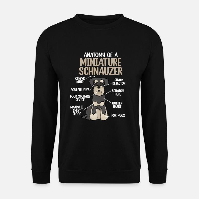 Miniature Schnauzer - Unisex Sweatshirt - black