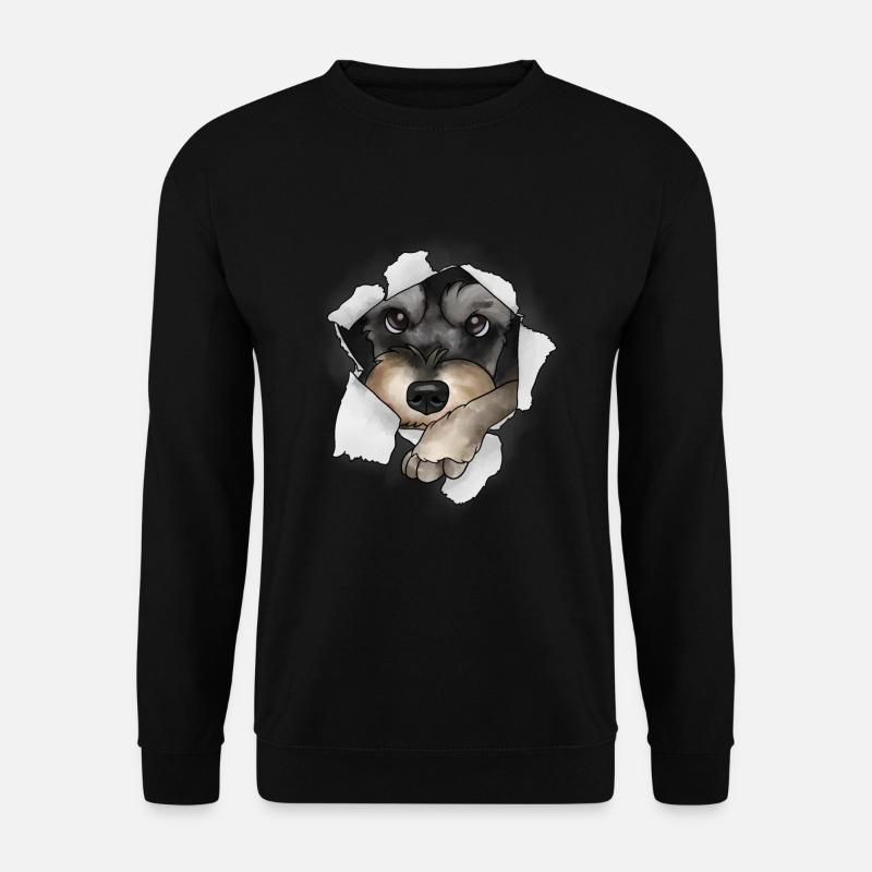 Zwergschnauzer - Unisex Pullover - Schwarz