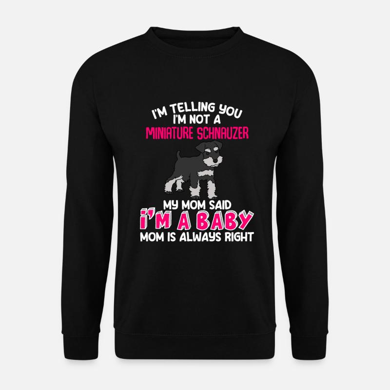 Miniature Schnauzer - Unisex Sweatshirt - black