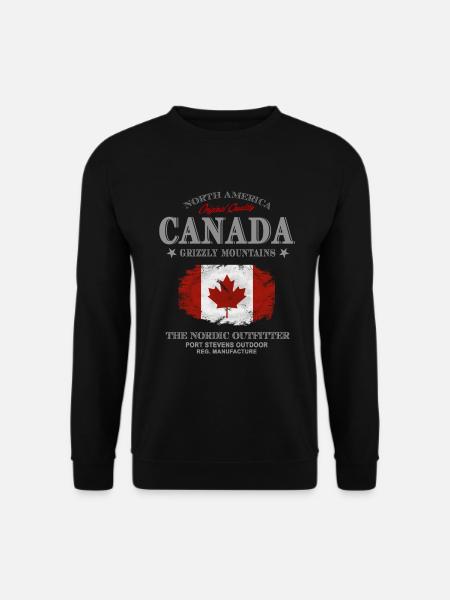 Kanada - Maple Leaf - Canada - Unisex Pullover - Schwarz