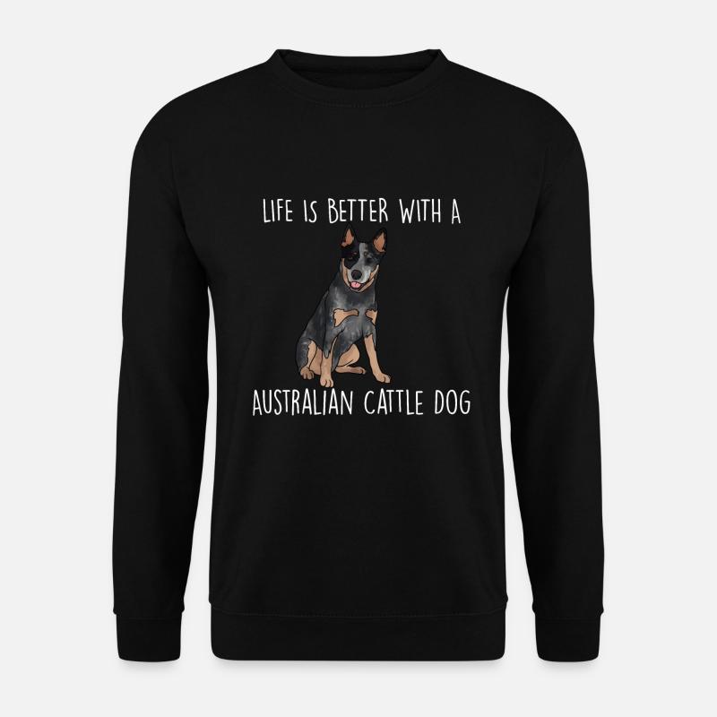 Australian Cattle Dog - Unisex Sweatshirt - black