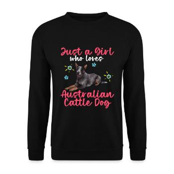 Bouvier australien - Sweat-shirt Unisexe - noir - Devant - Alina (178cm) & Michal (187cm)