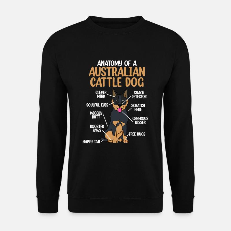 Bouvier australien - Sweat-shirt Unisexe - noir