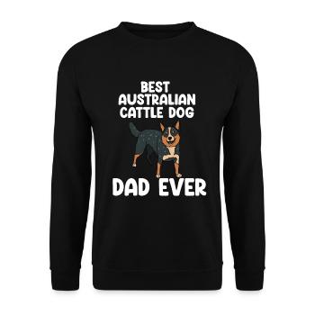 Bouvier australien - Sweat-shirt Unisexe - noir - Devant - Alina (178cm) & Michal (187cm)