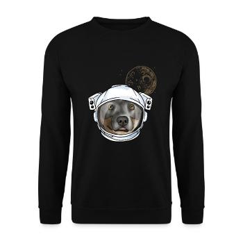 Bouvier australien - Sweat-shirt Unisexe - noir - Devant - Alina (178cm) & Michal (187cm)