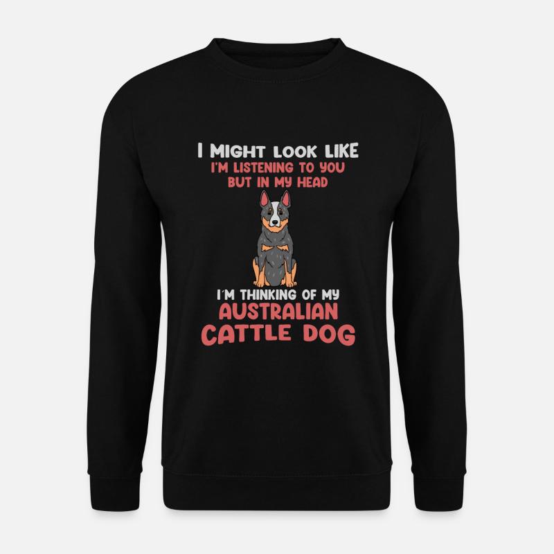 Australian Cattle Dog - Unisex Pullover - Schwarz