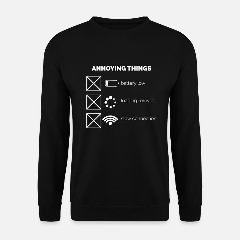 Annoying things - Unisex Sweatshirt - black