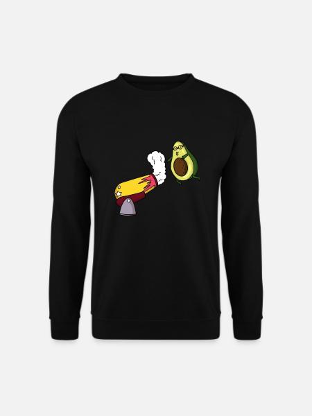 Avocado Circus Cannon - Unisex Sweatshirt - black
