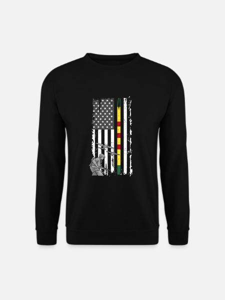 Vietnam Veteran - Unisex Sweatshirt - black