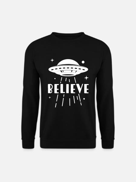 Croyez OVNI - Sweat-shirt Unisexe - noir