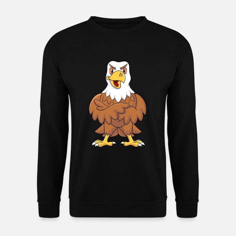 Adler - Unisex Pullover - Schwarz