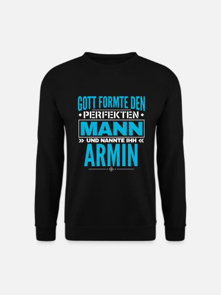 Armin Name Design - Unisex Pullover - Schwarz