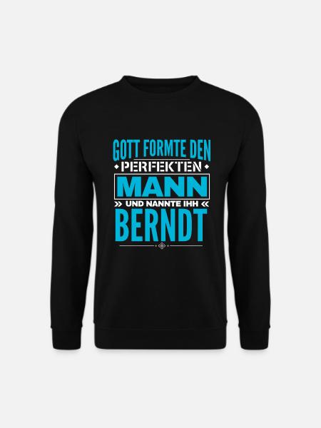 Berndt Name Design - Unisex Pullover - Schwarz