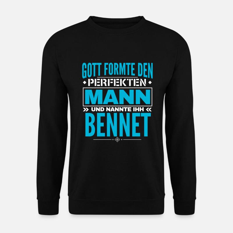 Bennet Name Design - Unisex Pullover - Schwarz