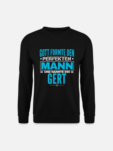 Gert Name Design - Unisex Pullover - Schwarz