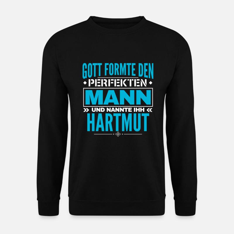 Hartmut Name Design - Unisex Pullover - Schwarz