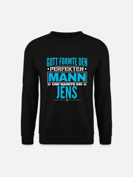 Jens Name Design - Unisex Pullover - Schwarz