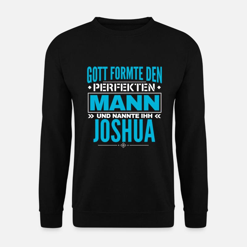 Joshua Name Design - Unisex Pullover - Schwarz