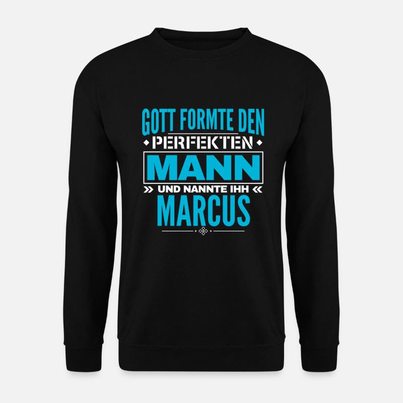Marcus Name Design - Unisex Pullover - Schwarz