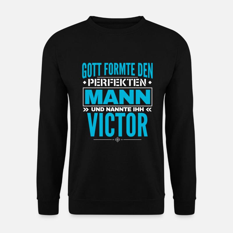 Victor Name Design - Unisex Pullover - Schwarz