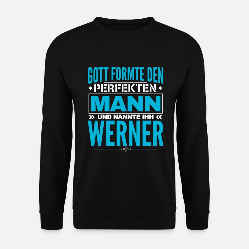 Werner Name Design - Unisex Pullover - Schwarz