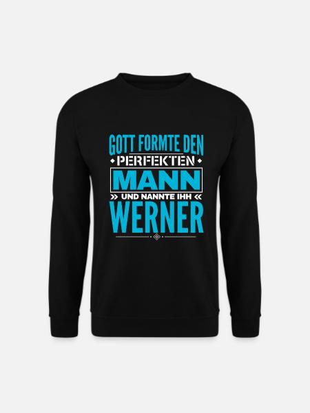 Werner Name Design - Unisex Pullover - Schwarz