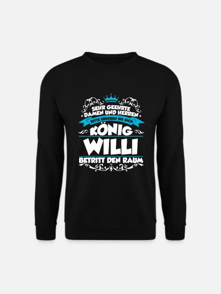 Willi Name Design - Unisex Pullover - Schwarz