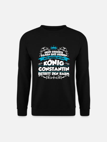 Constantin Name Design - Unisex Pullover - Schwarz