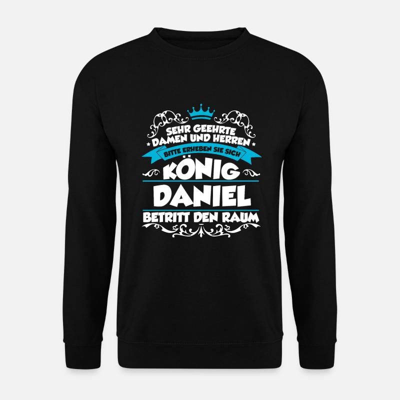 Daniel Name Design - Unisex Pullover - Schwarz
