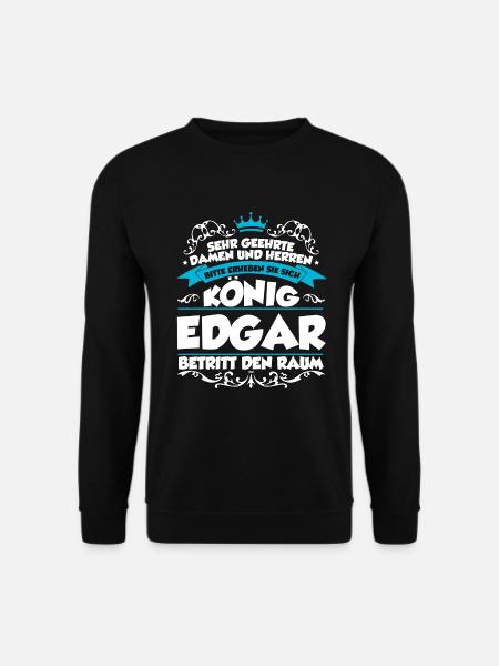 Edgar Name Design - Unisex Pullover - Schwarz