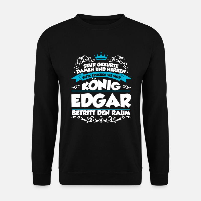 Edgar Name Design - Unisex Pullover - Schwarz