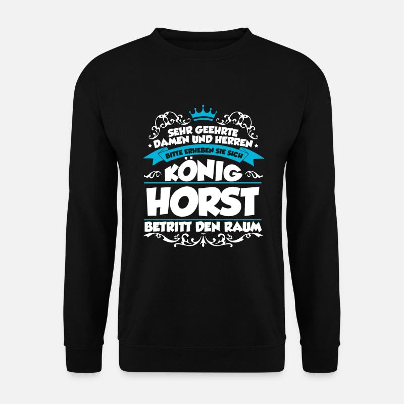 Horst Name Design - Unisex Pullover - Schwarz