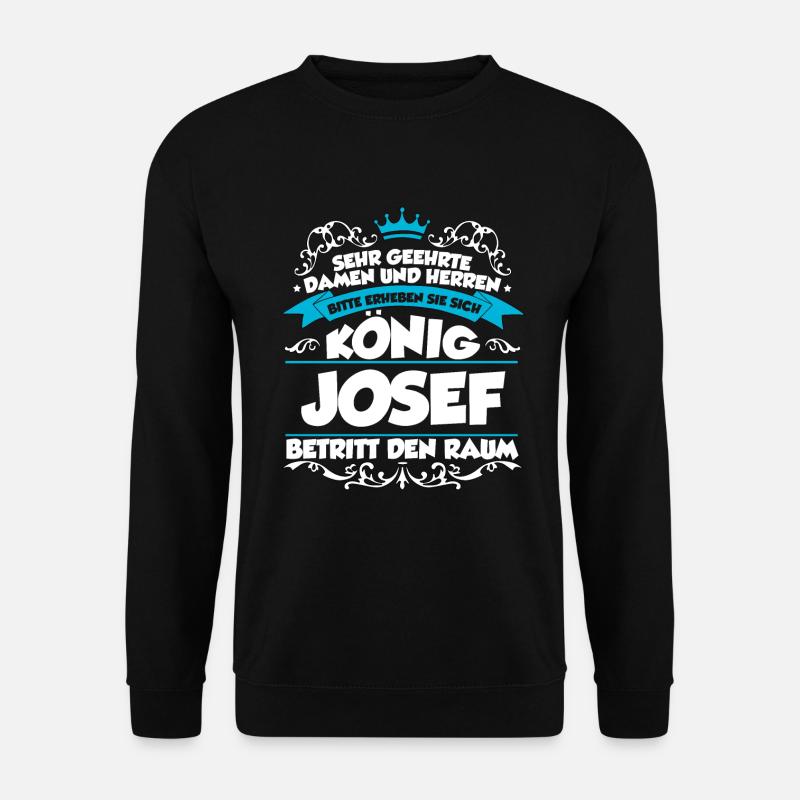 Josef Name Design - Unisex Pullover - Schwarz