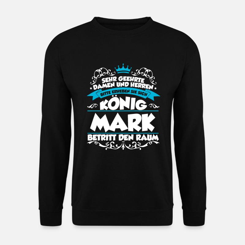 Mark Name Design - Unisex Pullover - Schwarz