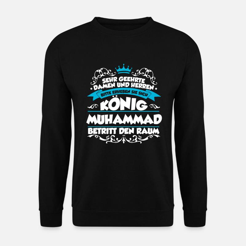Muhammad Name Design - Unisex Pullover - Schwarz