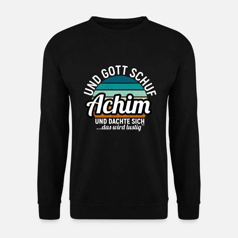 Achim - Unisex Pullover - Schwarz