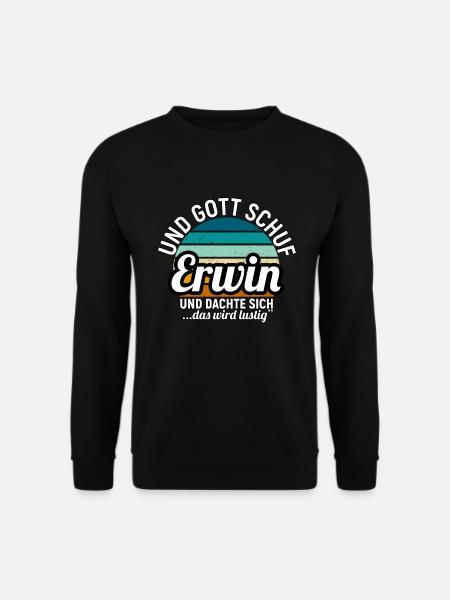 Ewald - Unisex Pullover - Schwarz