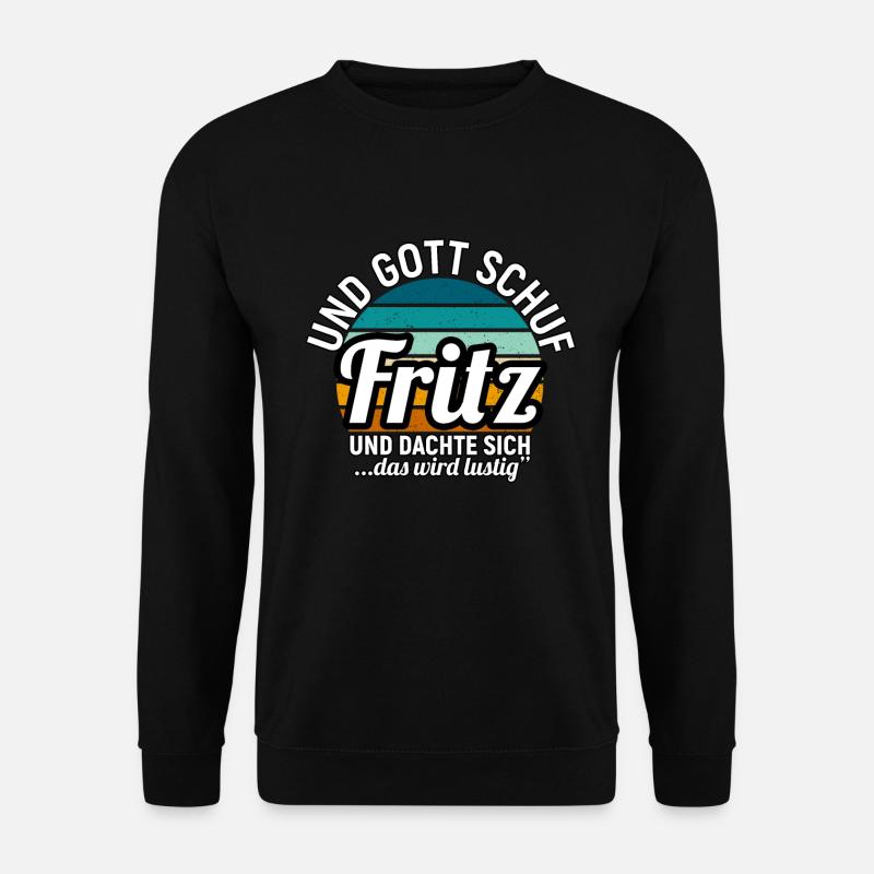 Fritz - Unisex Pullover - Schwarz