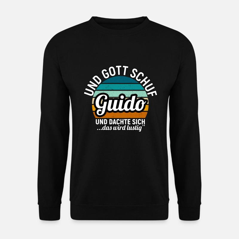 Guido - Unisex Pullover - Schwarz