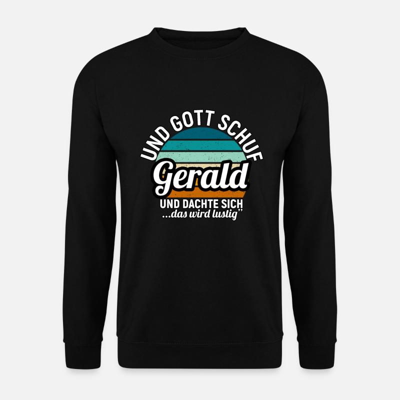 Gerald - Unisex Pullover - Schwarz