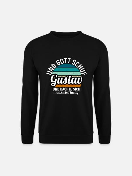 Gustav - Unisex Pullover - Schwarz