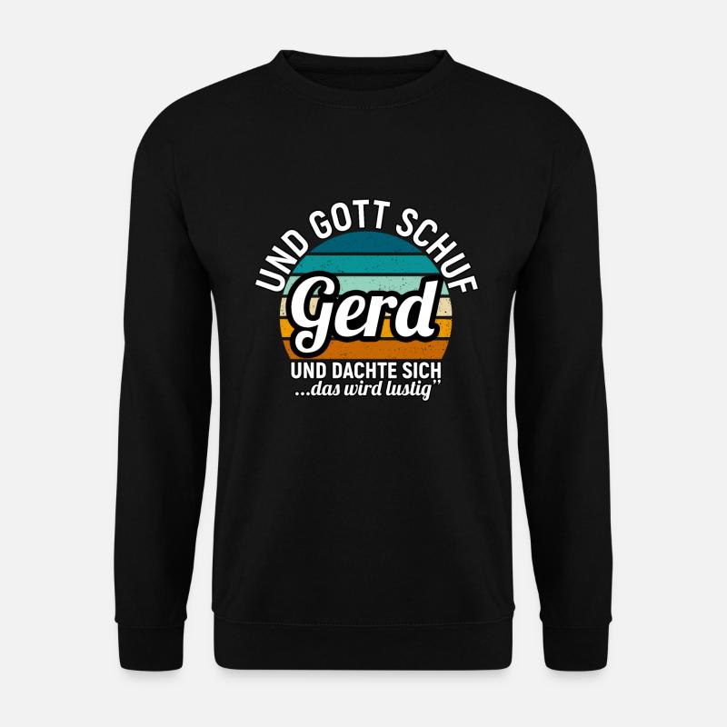 Gerd - Unisex Pullover - Schwarz