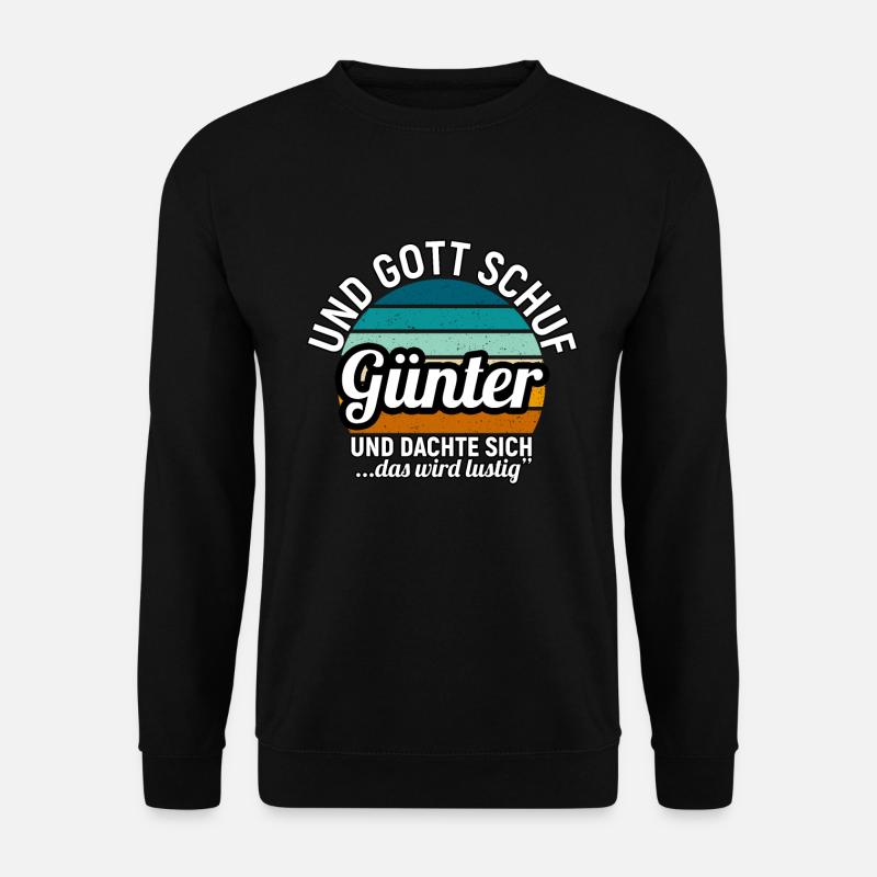 Günter - Unisex Pullover - Schwarz