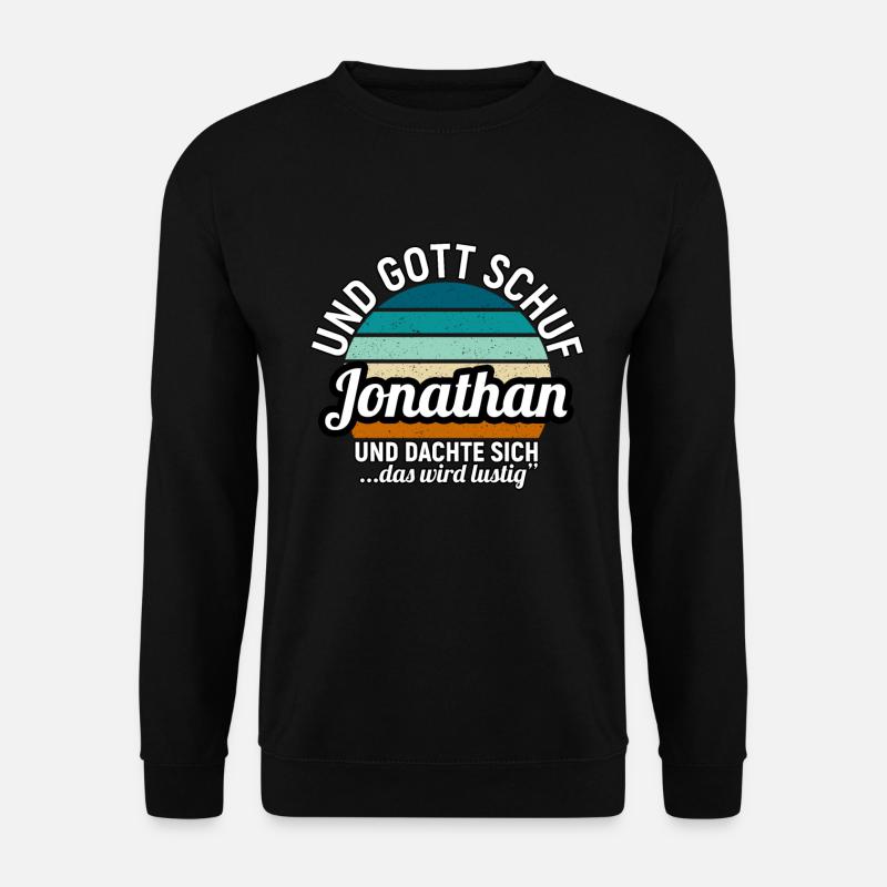 Jonathan - Unisex Pullover - Schwarz