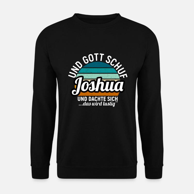Joshua - Unisex Pullover - Schwarz