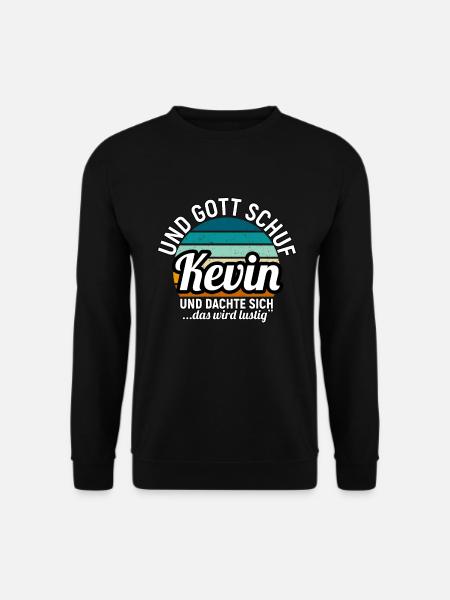 Kevin - Unisex Pullover - Schwarz