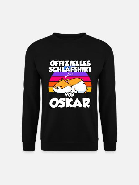 Offizielles Schlafshirt Von Oskar - Unisex Pullover - Schwarz
