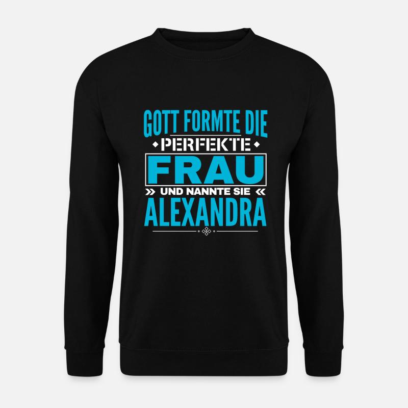 Alexandra Name Design - Unisex Sweatshirt - black