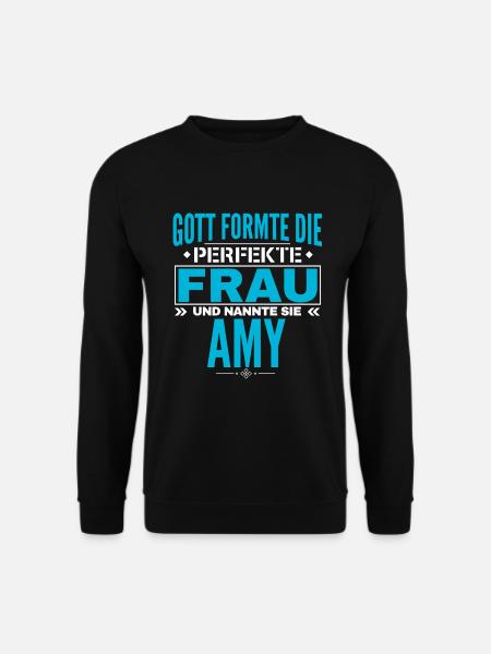 Amy Name Design - Unisex Sweatshirt - black